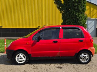 2002 Daewoo Matiz I Рестайлинг, красный, 100000 рублей, вид 4