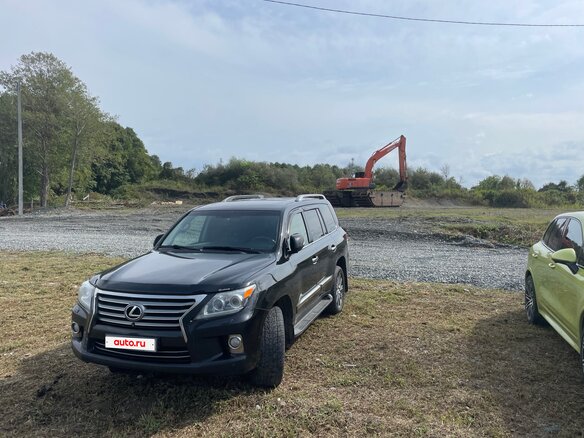 2012 Lexus LX 570 III Рестайлинг, чёрный, 3950000 рублей - вид 1