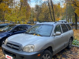 2005 Hyundai Santa Fe I, серебристый, 330000 рублей, вид 1