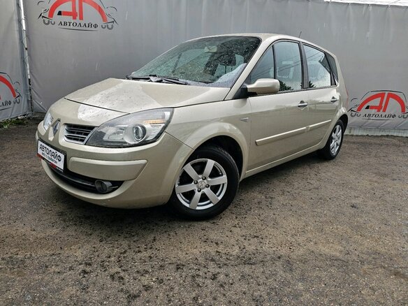 2009 Renault Scenic II Рестайлинг, бежевый - вид 1