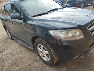 2008 Hyundai Santa Fe II, чёрный, 890000 рублей, вид 3