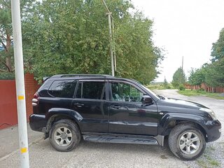 2008 Toyota Land Cruiser Prado 120 Series Рестайлинг, чёрный, 1800000 рублей, вид 2