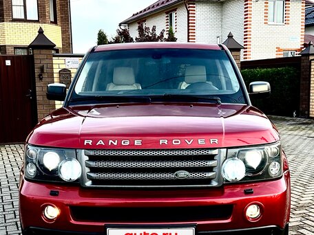 2007 Land Rover Range Rover Sport Supercharged I, красный, 1100000 рублей, вид 2