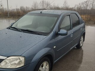 2013 Renault Logan I Рестайлинг, синий, 400000 рублей, вид 5