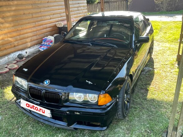 1992 BMW 3 серии 318i III (E36), чёрный, 430000 рублей - вид 5