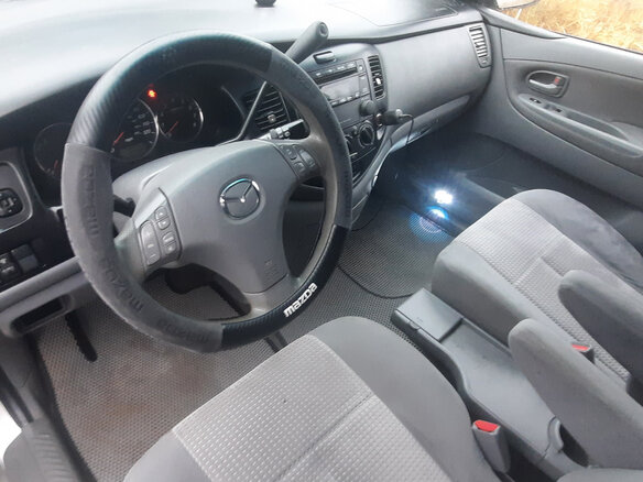 2004 Mazda MPV II (LW) Рестайлинг, серебристый, 750000 рублей - вид 19