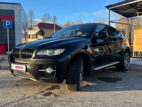 2009 BMW X6 35i 6-speed I (E71), чёрный, 1550000 рублей - вид 13