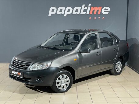 2013 Lada (ВАЗ) Granta I, серый, 475000 рублей, вид 1