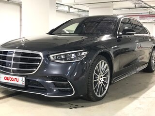 2020 Mercedes-Benz S-Класс 350 d Long 4MATIC VII (W223), синий, 7750000 рублей, вид 1
