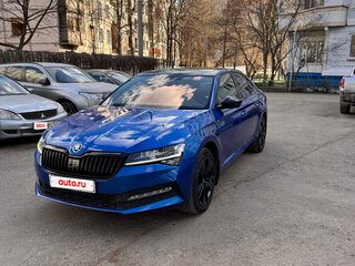 2019 Skoda Superb III Рестайлинг, голубой, 2950000 рублей, вид 3