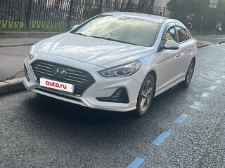 2017 Hyundai Sonata VII (LF) Рестайлинг, белый, 1250000 рублей, вид 1