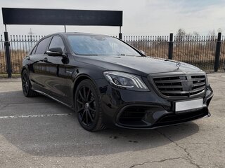 2017 Mercedes-Benz S-Класс AMG 63 AMG Long III (W222, C217) Рестайлинг, чёрный, 8500000 рублей, вид 3