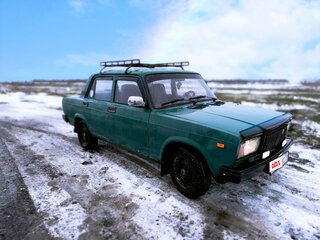2006 Lada (ВАЗ) 2107, зелёный, 200000 рублей, вид 1