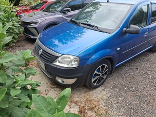 2008 Renault Logan I, синий, 400000 рублей, вид 3