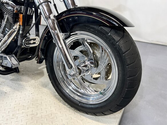 1998 Harley-Davidson Fat Boy, чёрный, 770000 рублей - вид 11