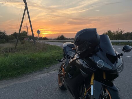 2006 Kawasaki ZX-6 Ninja, чёрный, 499900 рублей, вид 5