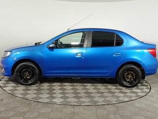 2014 Renault Logan I Рестайлинг, синий, 620000 рублей, вид 4