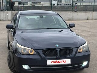 2009 BMW 5 серии 520i V (E60/E61) Рестайлинг, синий, 1150000 рублей, вид 3