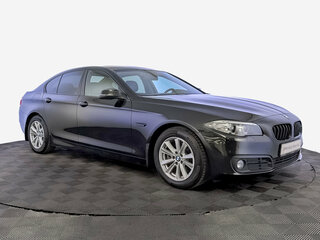 2016 BMW 5 серии 520i VI (F10/F11/F07) Рестайлинг, чёрный, 2250000 рублей, вид 3