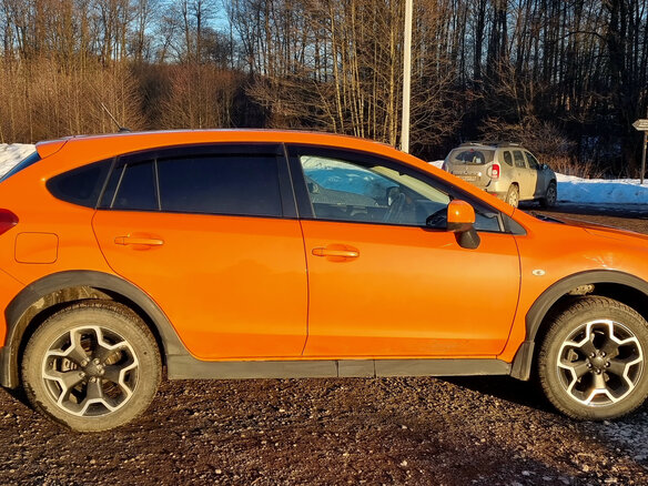 2011 Subaru XV I, оранжевый, 1200000 рублей - вид 4