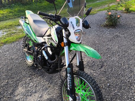 2014 Stels 250 Enduro, зелёный, 95000 рублей, вид 4