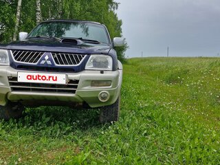 2005 Mitsubishi L200 III Рестайлинг, синий, 500000 рублей, вид 4