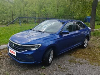 2020 Volkswagen Polo VI, синий, 1410000 рублей, вид 1