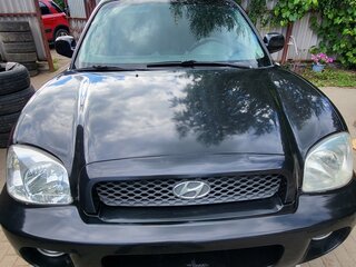 2001 Hyundai Santa Fe I, чёрный, 415000 рублей, вид 1