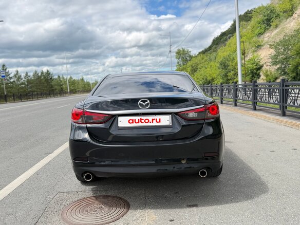 2015 Mazda 6 III (GJ) Рестайлинг, чёрный, 1660000 рублей - вид 3