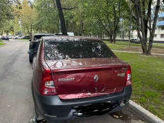 2011 Renault Logan I Рестайлинг, красный, 115000 рублей, вид 3
