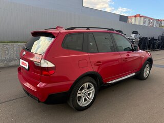 2007 BMW X3 30d I (E83) Рестайлинг, красный, 1350000 рублей, вид 4