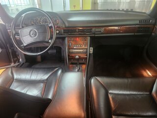 1991 Mercedes-Benz S-Класс 560 II (W126) Рестайлинг, чёрный, 6000000 рублей, вид 4