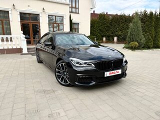 2016 BMW 7 серии 730d xDrive VI (G11/G12), чёрный, 4500000 рублей, вид 4