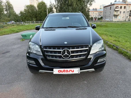 2010 Mercedes-Benz M-Класс 350 II (W164) Рестайлинг, чёрный, 1550000 рублей, вид 3