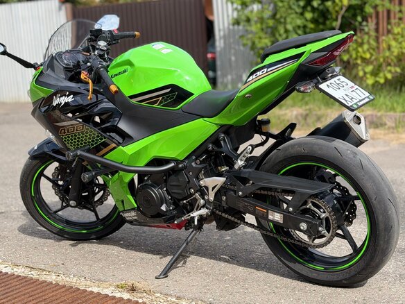 2020 Kawasaki Ninja 400, зелёный, 530000 рублей - вид 6