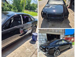 2000 Audi A6 II (C5), чёрный, 350000 рублей, вид 5