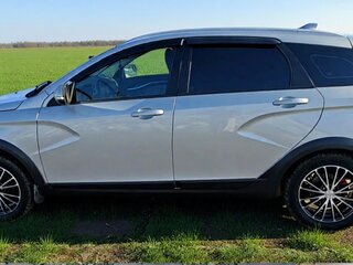 2017 Lada (ВАЗ) Vesta SW Cross I, серебристый, 1059000 рублей, вид 4