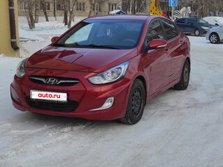 2012 Hyundai Solaris I, красный, 550000 рублей, вид 1