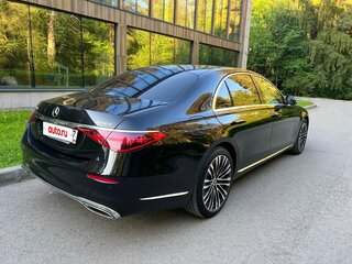 2022 Mercedes-Benz S-Класс 450 Long 4MATIC VII (W223), чёрный, 8750000 рублей, вид 4