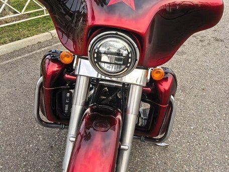 2007 Harley-Davidson Street Glide, красный, 1100000 рублей, вид 5