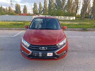 2018 Lada (ВАЗ) Granta I Рестайлинг, красный, 670000 рублей, вид 1