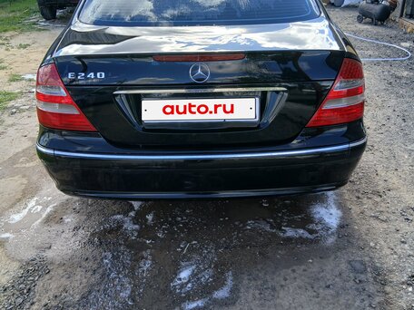 2003 Mercedes-Benz E-Класс 240 III (W211, S211), чёрный, 550000 рублей, вид 5