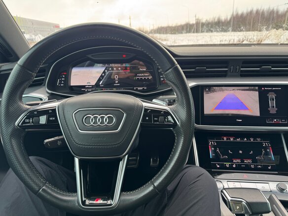 2018 Audi A7 55 TFSI II (4K), синий, 4500000 рублей - вид 8