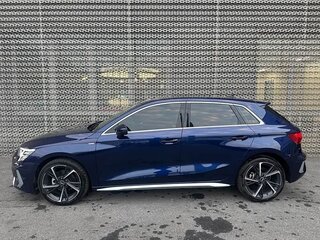 2022 Audi A3 Sportback 35 TFSI IV (8Y), синий, 2649000 рублей, вид 3