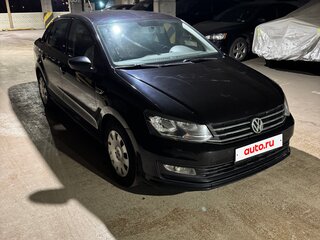 2018 Volkswagen Polo V Рестайлинг, чёрный, 1300000 рублей, вид 2