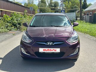 2012 Hyundai Solaris I, фиолетовый, 489000 рублей, вид 2