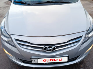 2014 Hyundai Solaris I Рестайлинг, серебристый, 1000000 рублей, вид 1