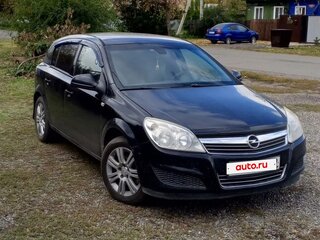 2009 Opel Astra H Рестайлинг, чёрный, 600000 рублей, вид 1
