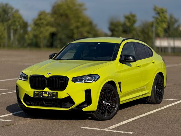 2022 BMW X4 M Competition I (F98) Рестайлинг, жёлтый, 8300000 рублей - вид 2