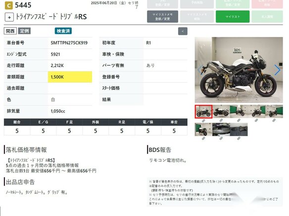 2019 Triumph Speed Triple, белый, 1099000 рублей - вид 7